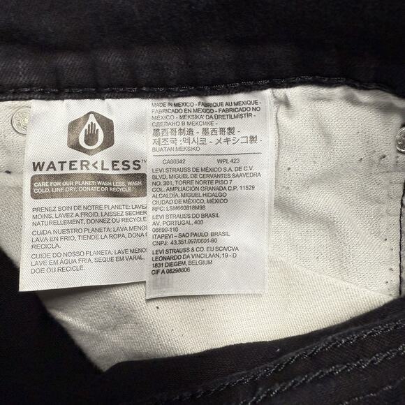 Levi's 541 Jeans Mens 40x29* (tag 38x30) Black Athletic Taper Fit Stretch Flex - Picture 2 of 9